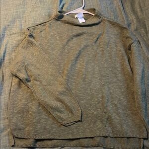 Olive Green Knit Sweater